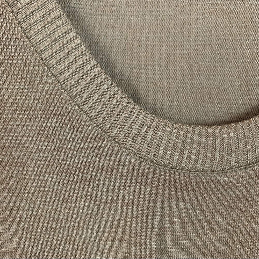Gap Olive Green Long Sleeve Lightweight Scoop Neck Sweater XS Goblin Capsule - Picture 2 of 7